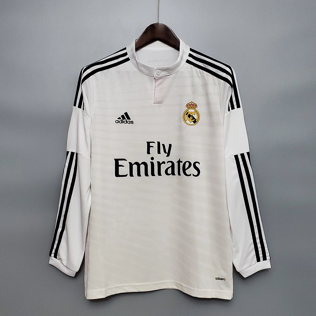Camisola Principal do Real Madrid 2014/2015 (Retro, Manga Longa)