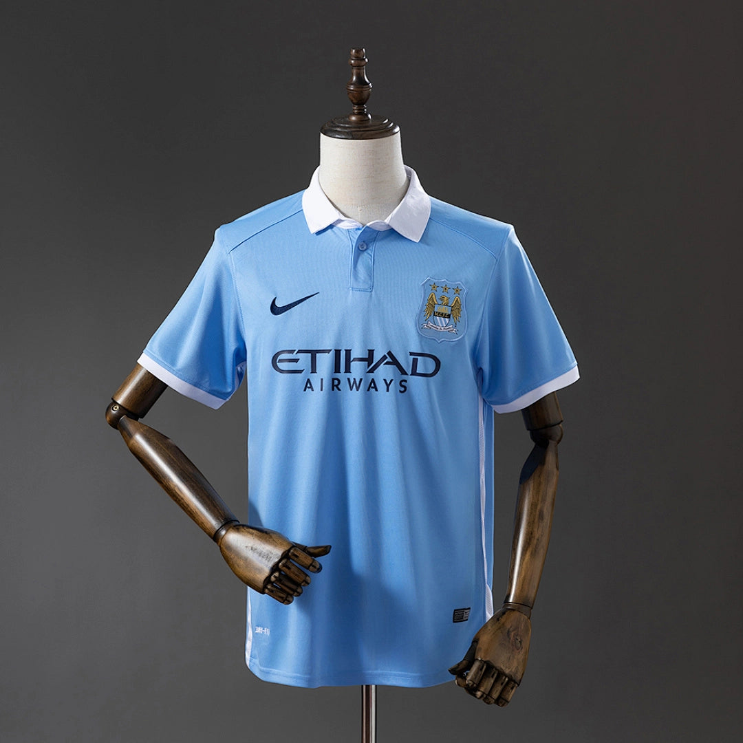 Camisola Principal do Manchester City 2015/2016 (Retro)