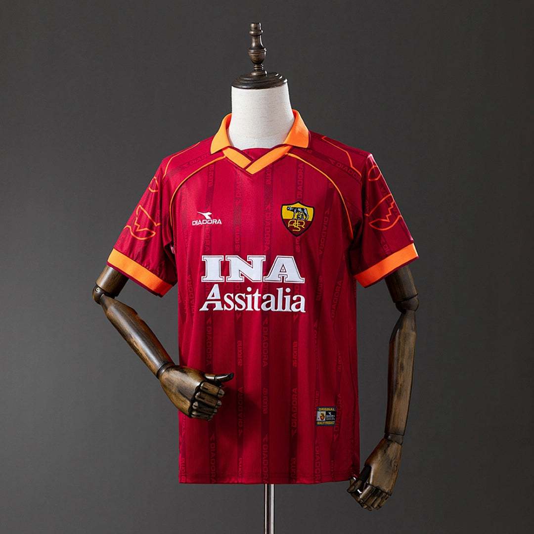 Camisola Principal do AS Roma 1999/2000 (Retro)