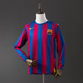 Camisola Principal do FC Barcelona 2005/2006 (Retro, Manga Longa) (2)