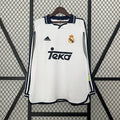 Camisola Principal do Real Madrid 2000/2001 (Retro, Manga Longa)