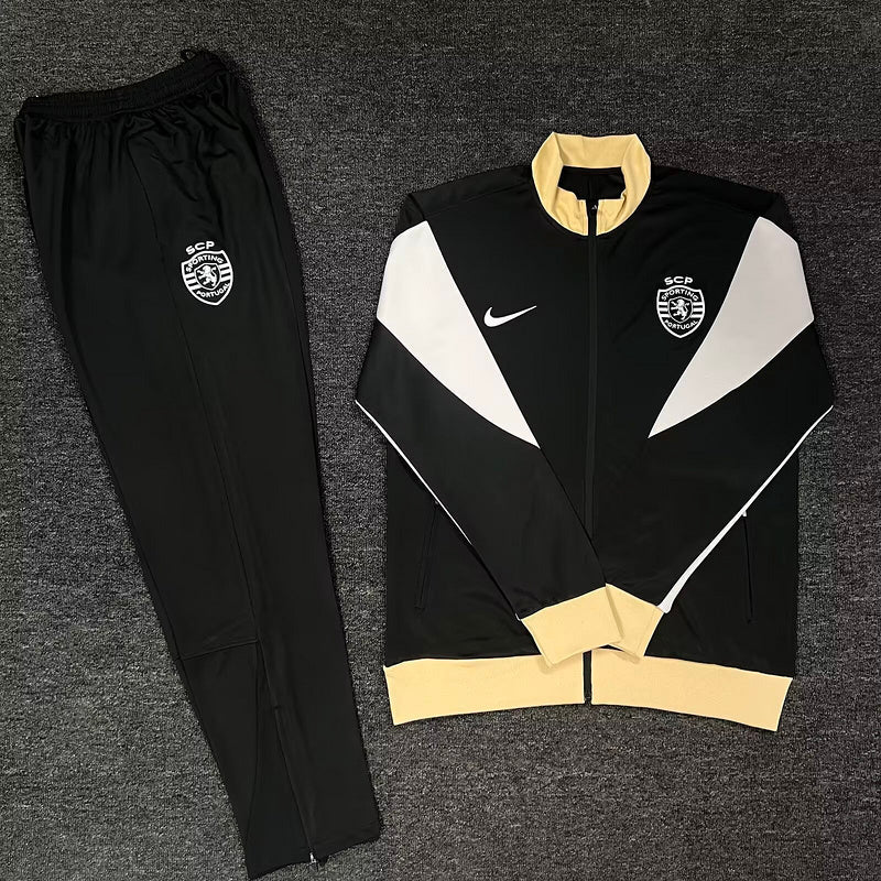 Fato de Treino Sporting CP 2024/25 Unissexo Preto