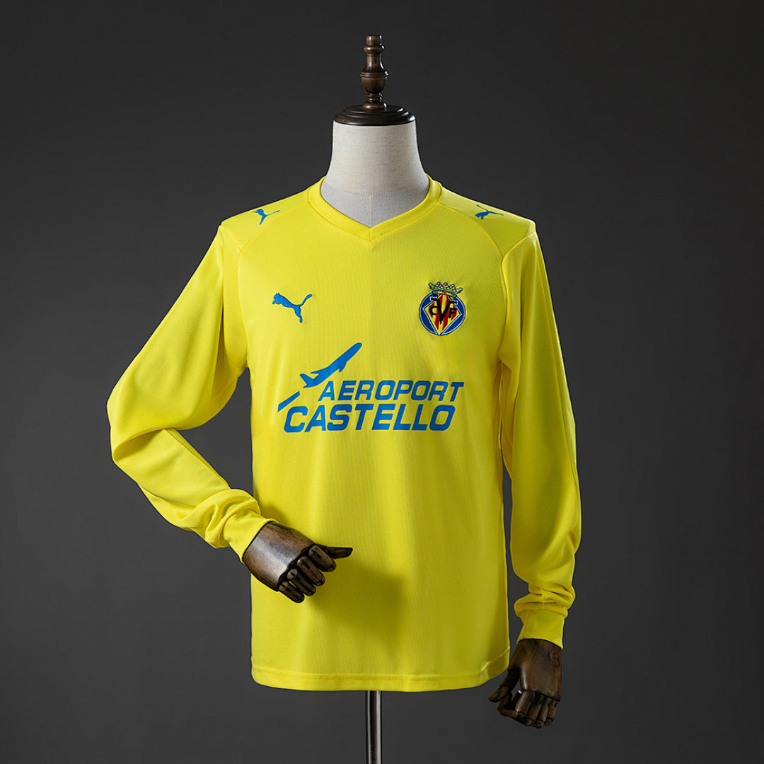 Camisola Villarreal Retro Manga Comprida 08/09