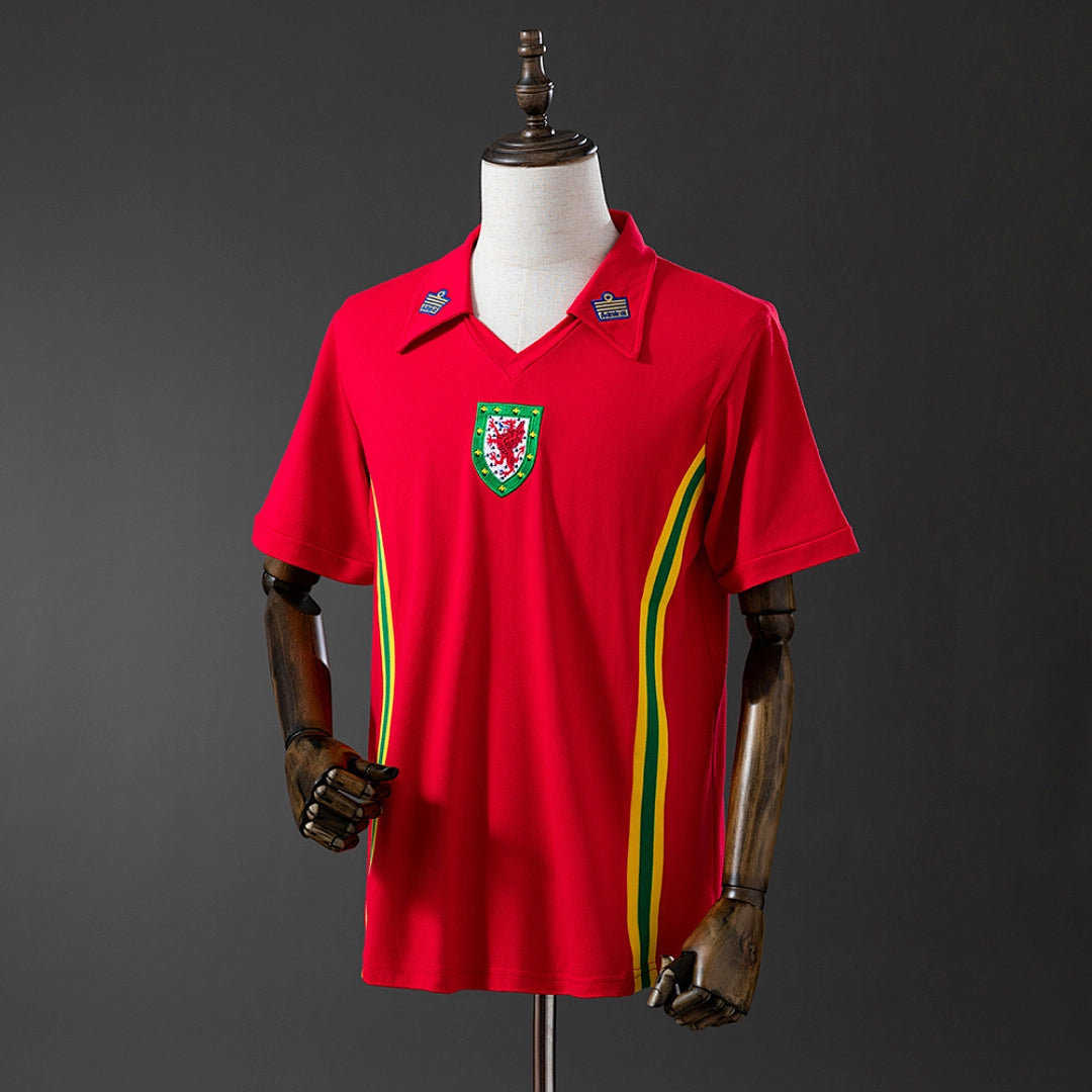 Camisola Principal do País de Gales 1976 (Retro)