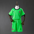 Camisola Principal Portugal Verde Fluorescente 2026 Criança