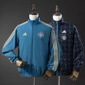 Corta‑Vento Reversível Manchester United Azul & Preto