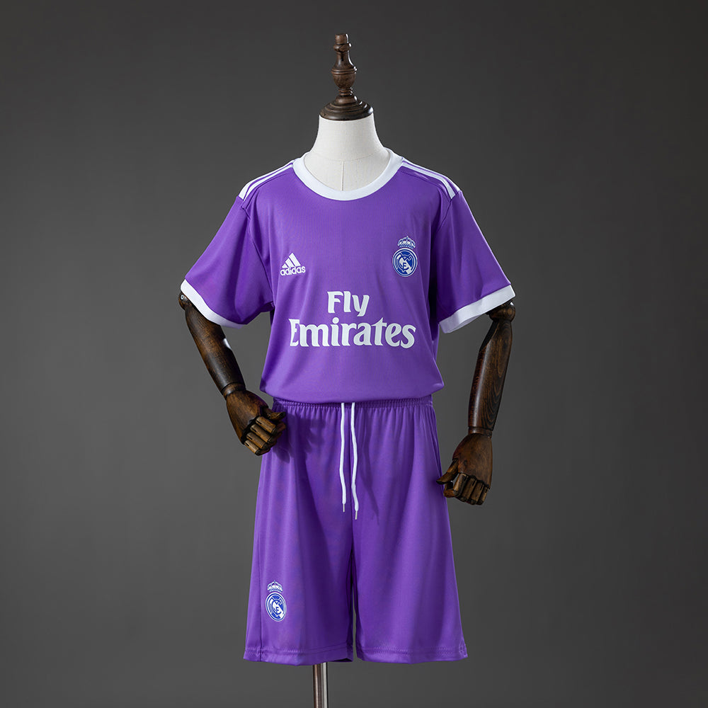Camisola Fora Retro Real Madrid 2016/2017 Criança