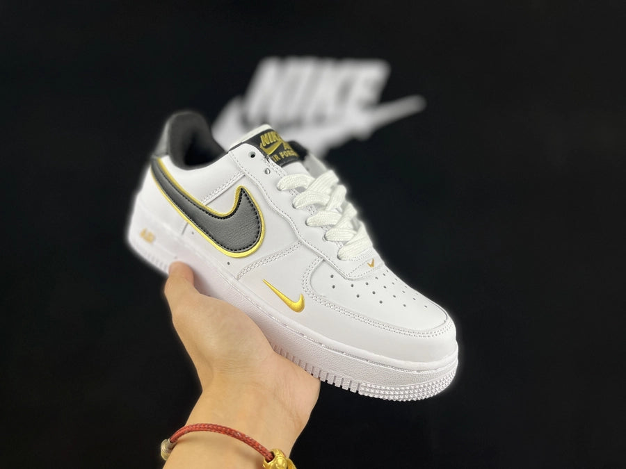 Air Force 1 Low Mini Swoosh Branco Amarelo