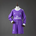 Camisola Fora Retro Real Madrid Manga Comprida 2016/2017 Criança