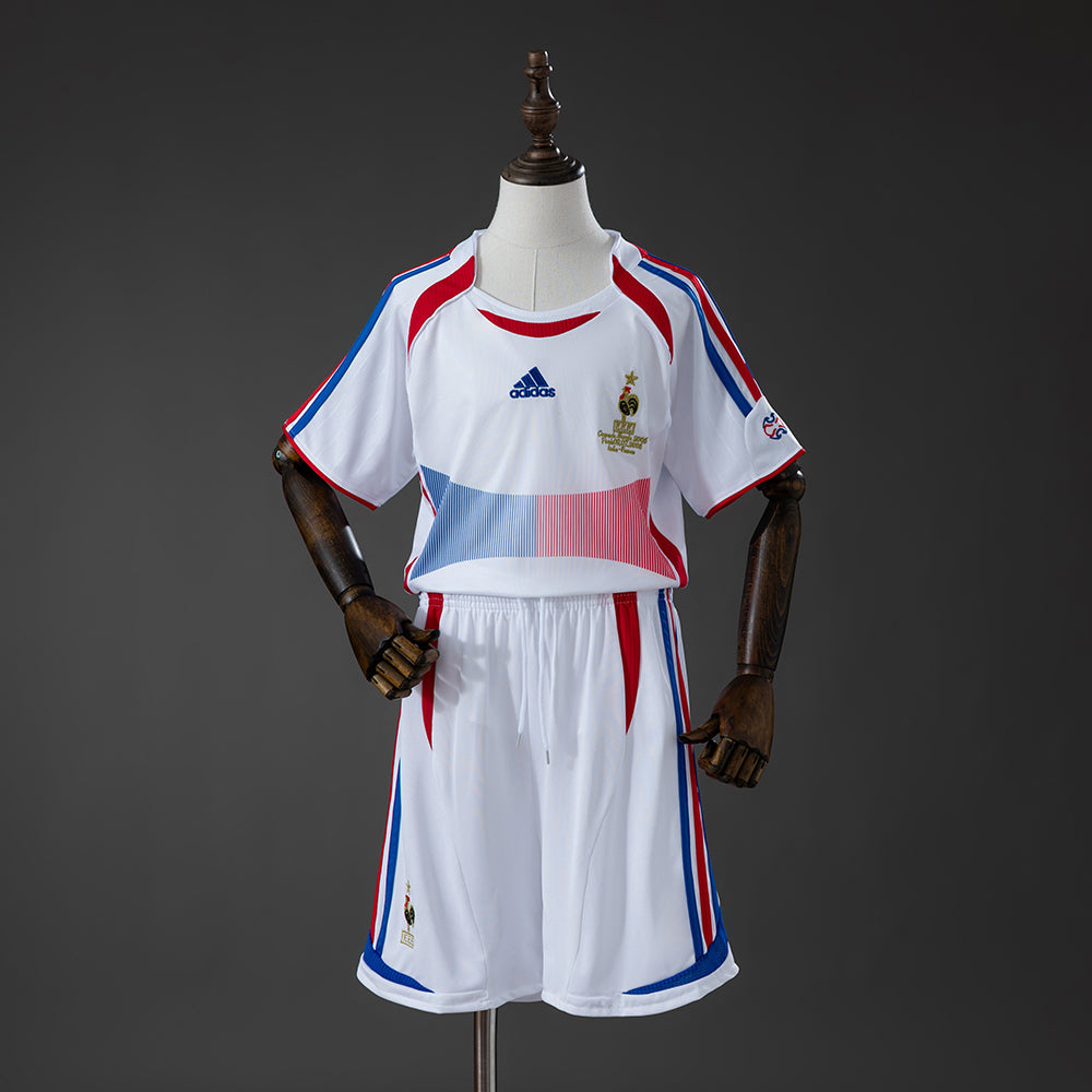 Camisola Principal Retro França 2006 Criança