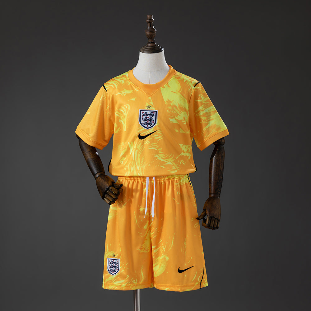 Equipamento Criança Inglaterra 2026 Guarda-Redes Amarelo