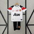 Kit Crianca Manchester United Alternativa 2010/2011 Champions League
